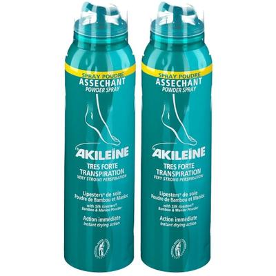 Akileine Puderspray 2x 2x150 ml Spray