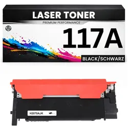 Toner kompatibel für HP W2070A(117A) color Laser 150;HP color Laser MFP 178series;HP color Laser MFP 179series in Schwarz
