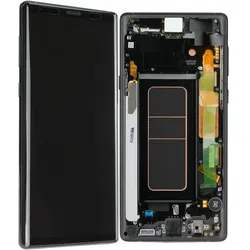 LCD Kompletteinheit inkl. Frontcover für Samsung Galaxy Note 9 N960F, schwarz