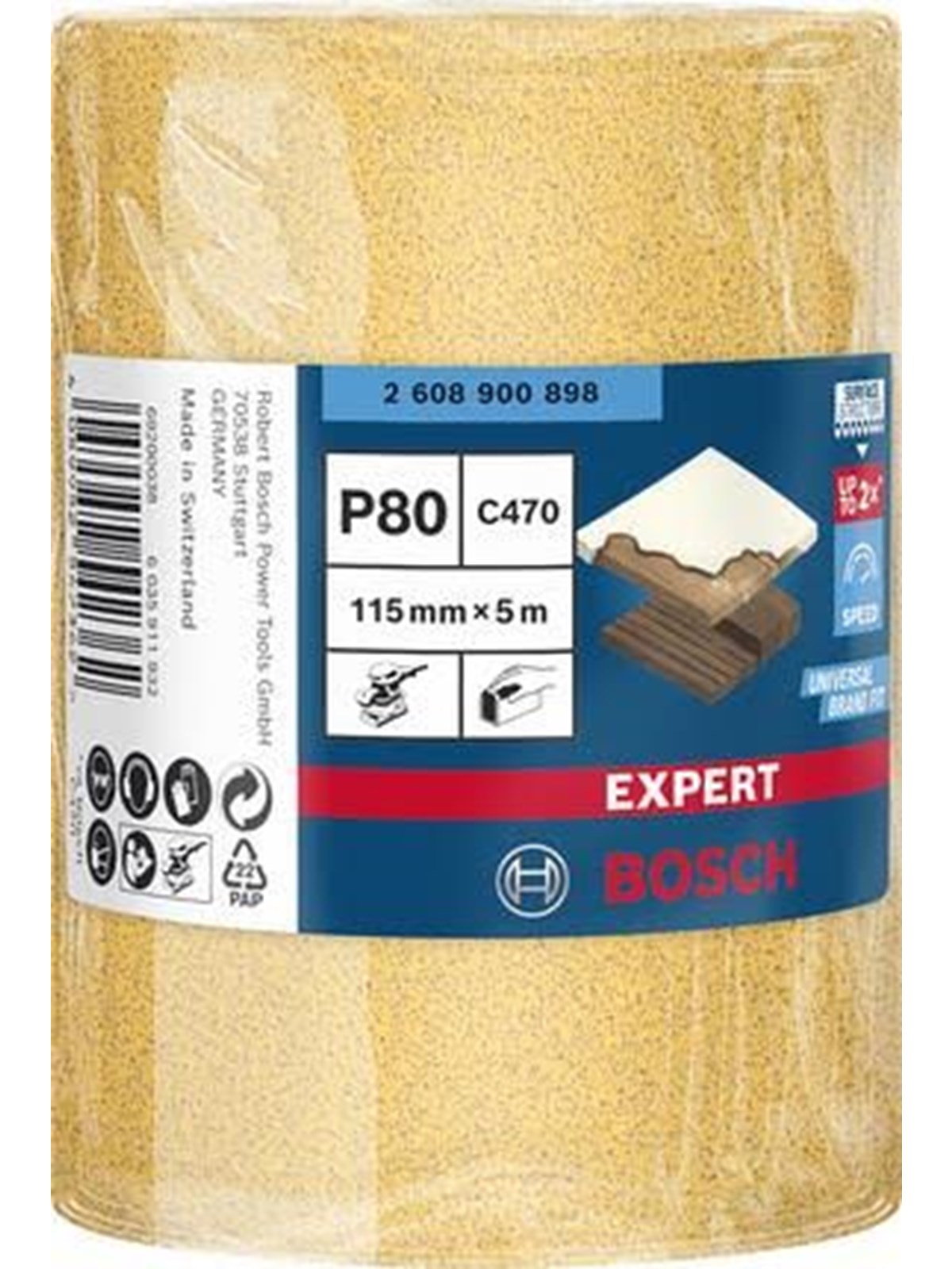 Bosch Expert C470 Sanding Roll P80