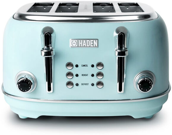 HADEN Heritage Slice Toaster Turquoise 4 - Slice