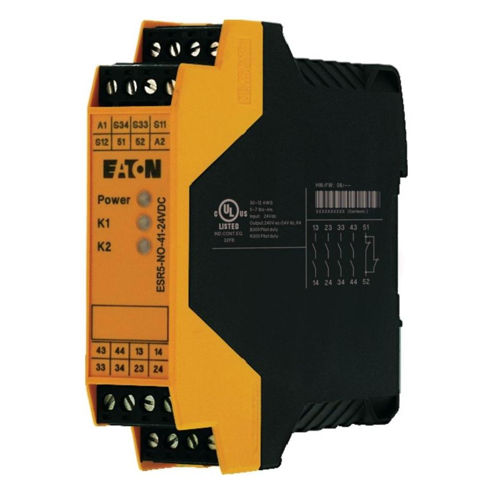 Eaton Sicherheitsrelais ESR5-NO-41-24VDC Betriebsspannung: 24 V/DC (B x H x T) 22.5 x 99 x 114.5mm (401060)