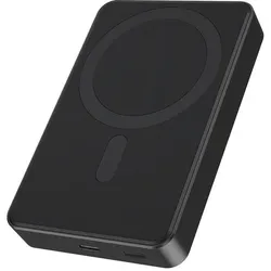 Gembird Bezprzewodowy powerbank magnetyczny 15W, 10000 mAh, czarny (10000 mAh, 20 W), Powerbank, Schwarz