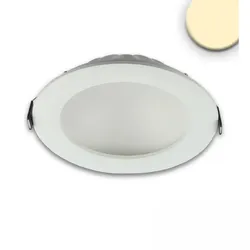 ISOLED LED Downlight LUNA 12W, indirektes Licht, warmweiß, drehbar, dimmbar, weiß, 12W 2700K 662lm 120° ISO-112600