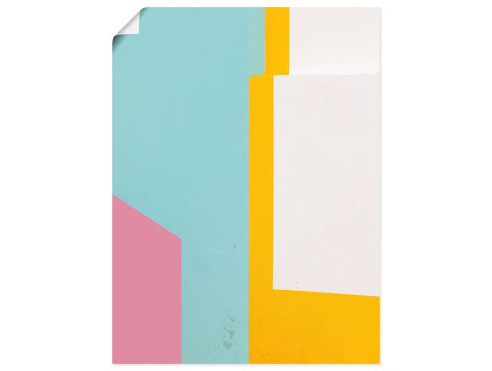 Wandbild ARTLAND pinky wall , bunt (farbe bild(er): weiß), B:60cm H:80cm, Papier, Bilder, Wandbild, als Alubild, Leinwandbild, Poster, Wandaufkleber in verschied. Grössen