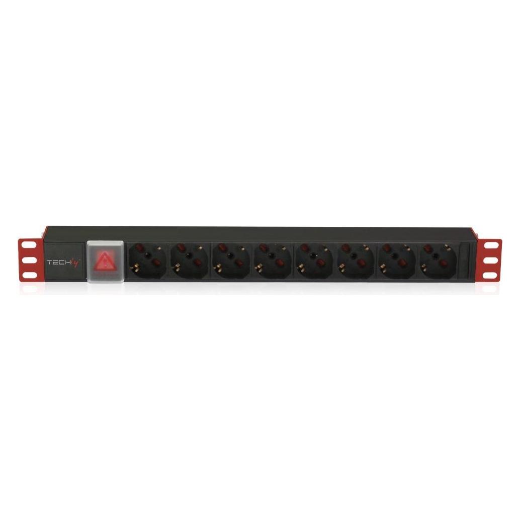Techly Rack 19inch PDU 8 outputs (I-CASE STRIP-18C20)