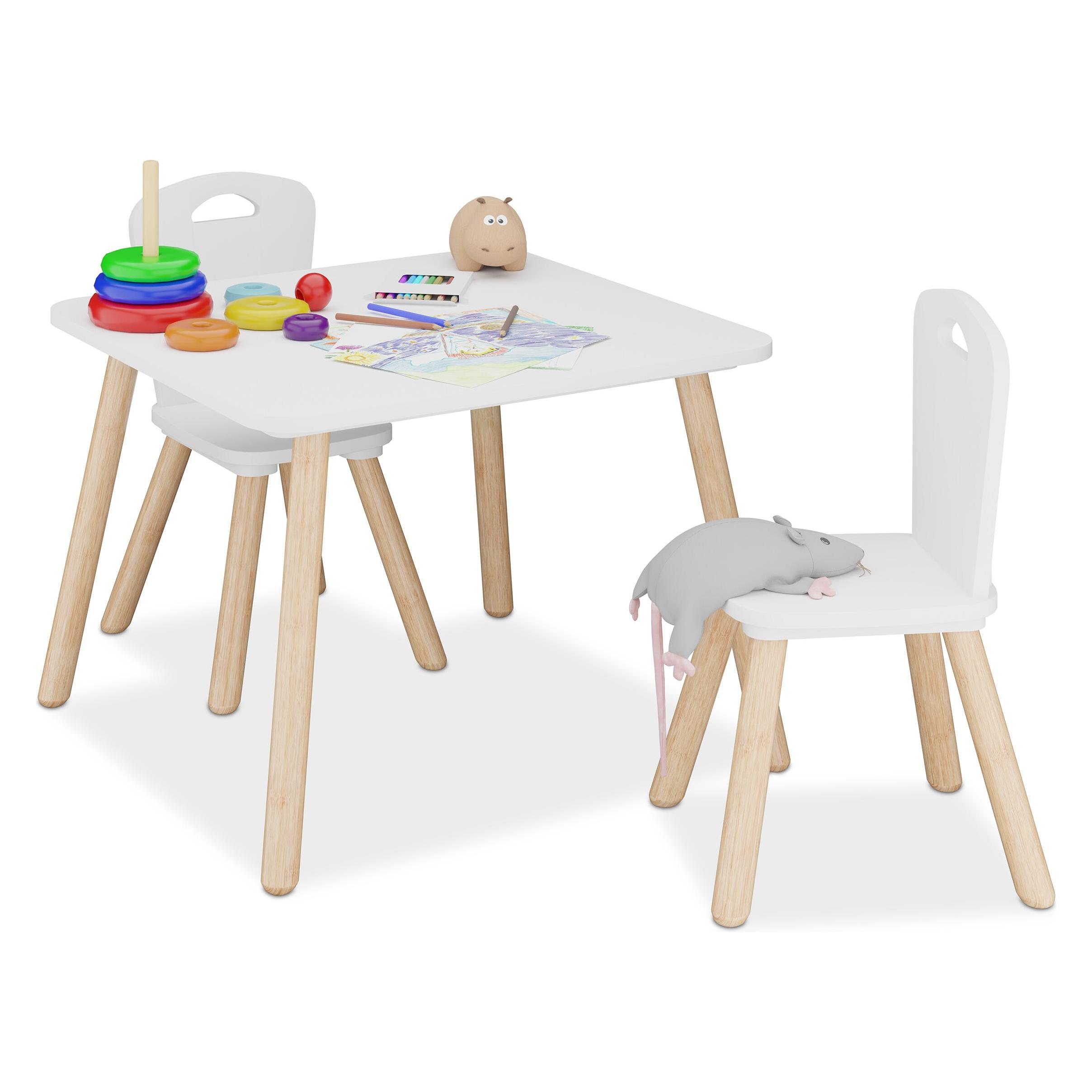 Relaxdays Kindersitzgruppe (Kinderstuhl, Kindertisch) (4052025501495)