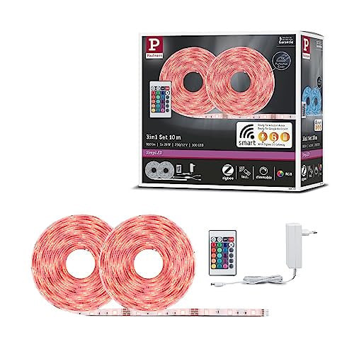 Paulmann SimpLED Smart Home Zigbee RGB LED-strip complete set, multicolor, 10m