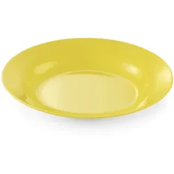 24x Teller tief Ø 20 cm Melamin gelb bruchfest
