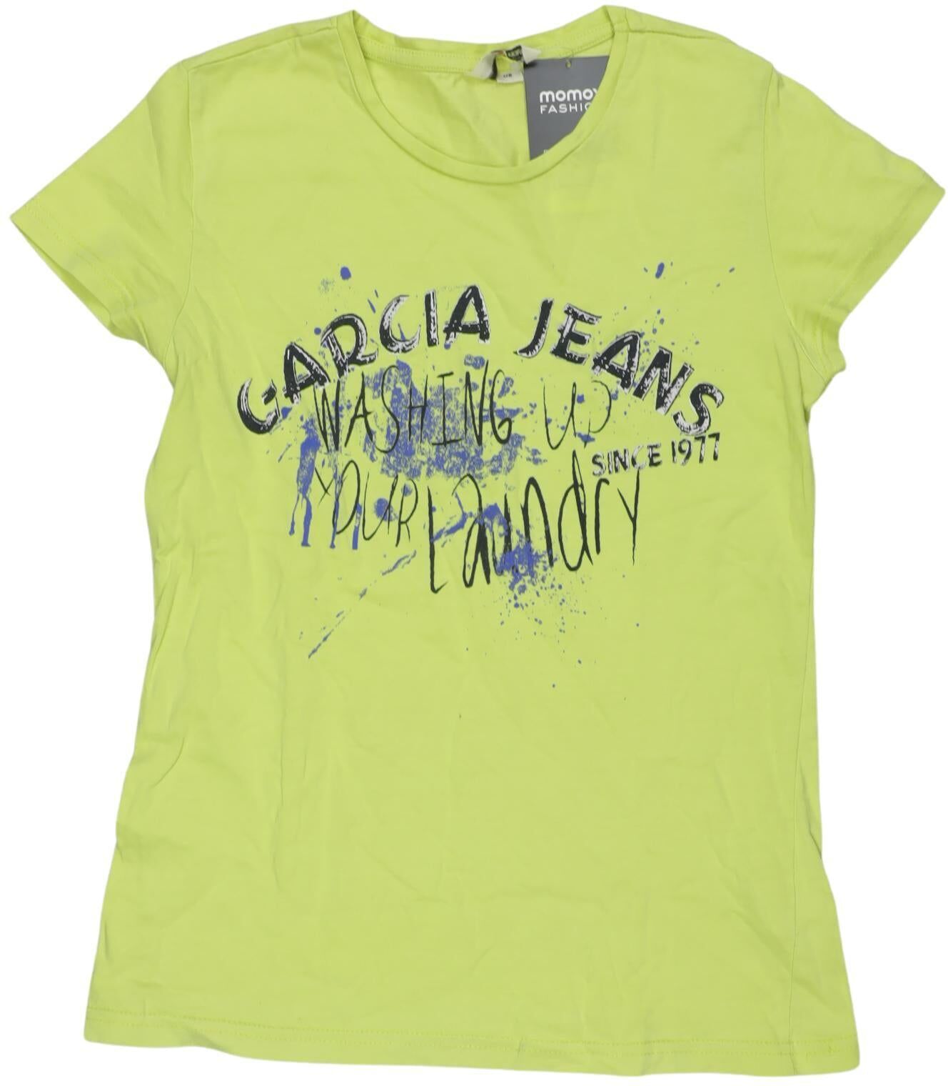 Garcia Jungen T-Shirt, Neon, Gr. EU 176, Baumwolle - Second Hand