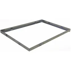 MEA, Möbelausstattung, Winkelrahmen für Eingangsmatten/Garagenrost 500x1200mm Winkelmass 23/16/2mm Stahl (1 Stk.)