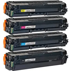 D&C Toner für Samsung CLX-6260FW Premium Line Drucker 4 Farben Set CMYK