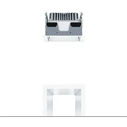 Zumtobel 60818183 LED Decken-Einbauleuchte P-INF Q140H 1000-940 LDO AL WH