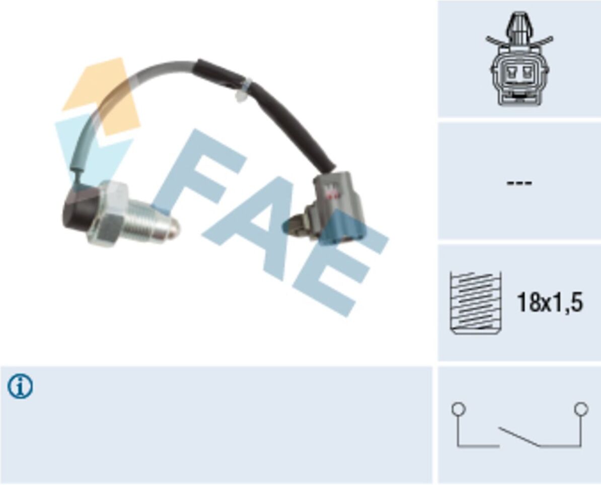 Schalter, Rückfahrleuchte FAE 40987