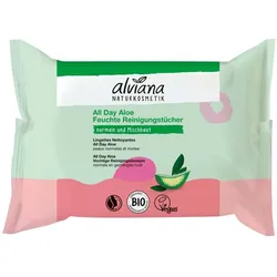 Gesichtspflege - Feuchte Reinigungstücher mit Aloe Vera