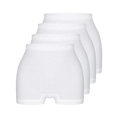 Pagenschlüpfer SASSA "4er Sparpack Pagenschlüpfer FINE RIB", Damen, Gr. 54, weiß, Obermaterial: 100% Baumwolle CO., Unterhosen
