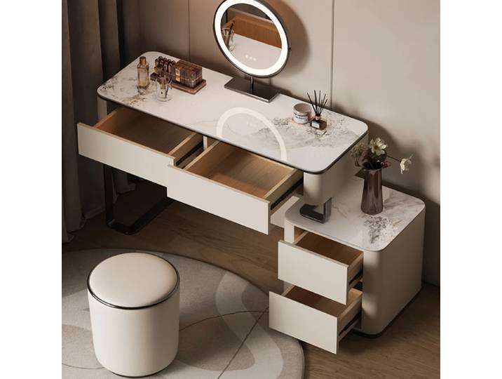 Organisateur coiffeuse meubles Dressing chambre luxe maquillage chevet commode hôtel organisateur vanité Tocadores chaise de bureau