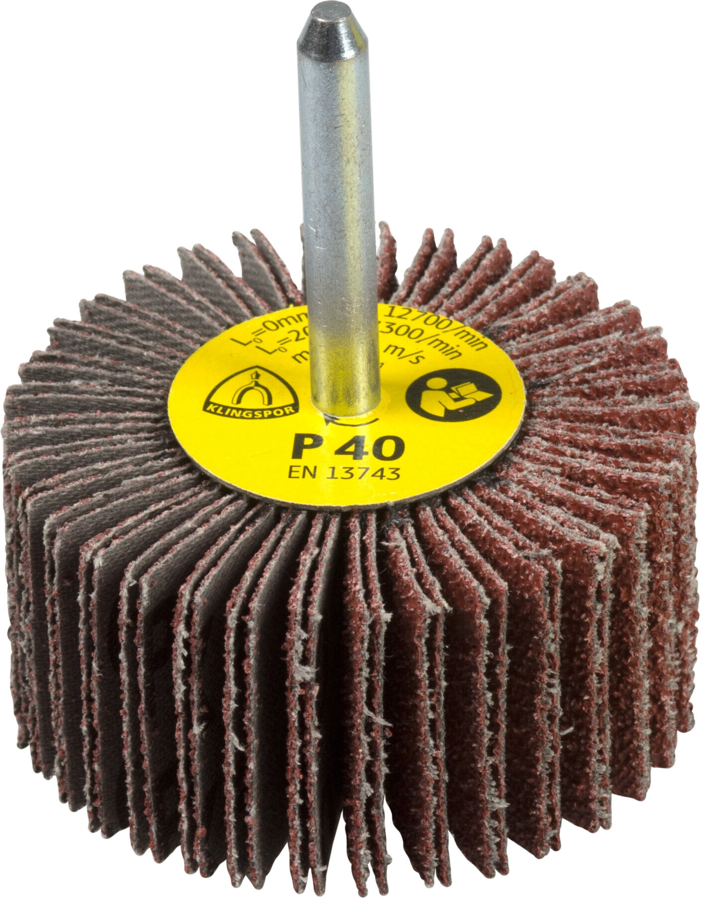 Klingspor Kleinschleifmop KM 613, LxBxH 60X30X6, Korn 100 (13053)