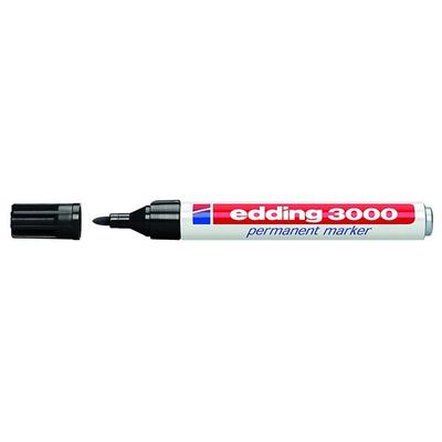 Edding 3000 Permanentmarker, schwarz