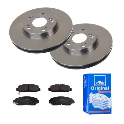 ATE Bremsensatz, Scheibenbremse 1420-22847 Vorderachse belüftet 282mm 23mm für HONDA