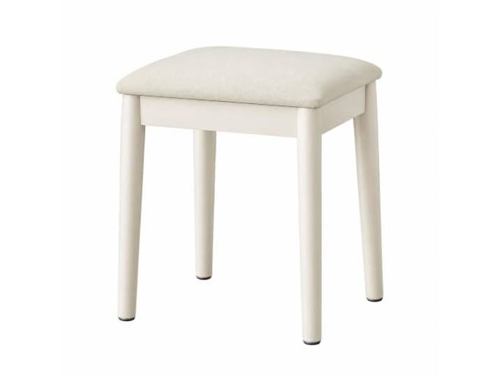 WSJJXS Hocker mit Stauraum und Geheimfach, Holzgestell Sitzhocker, Massivholzbeine, platzsparend, keine Montage erforderlich(White)