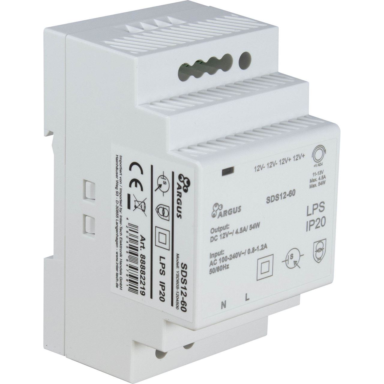 PSU Inter-Tech Argus Hutschiene SDS12-60