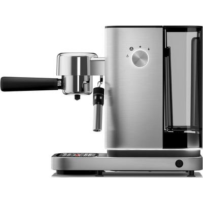 WMF Espressomaschine "Lumero", grau (edelstahl), B:31cm H:30,5cm T:14cm, Kaffeemaschinen, kompakt, dezente LED-Beleuchtung, 15 bar, 1350 Watt, Milchschaumdüse, Espressomaschine