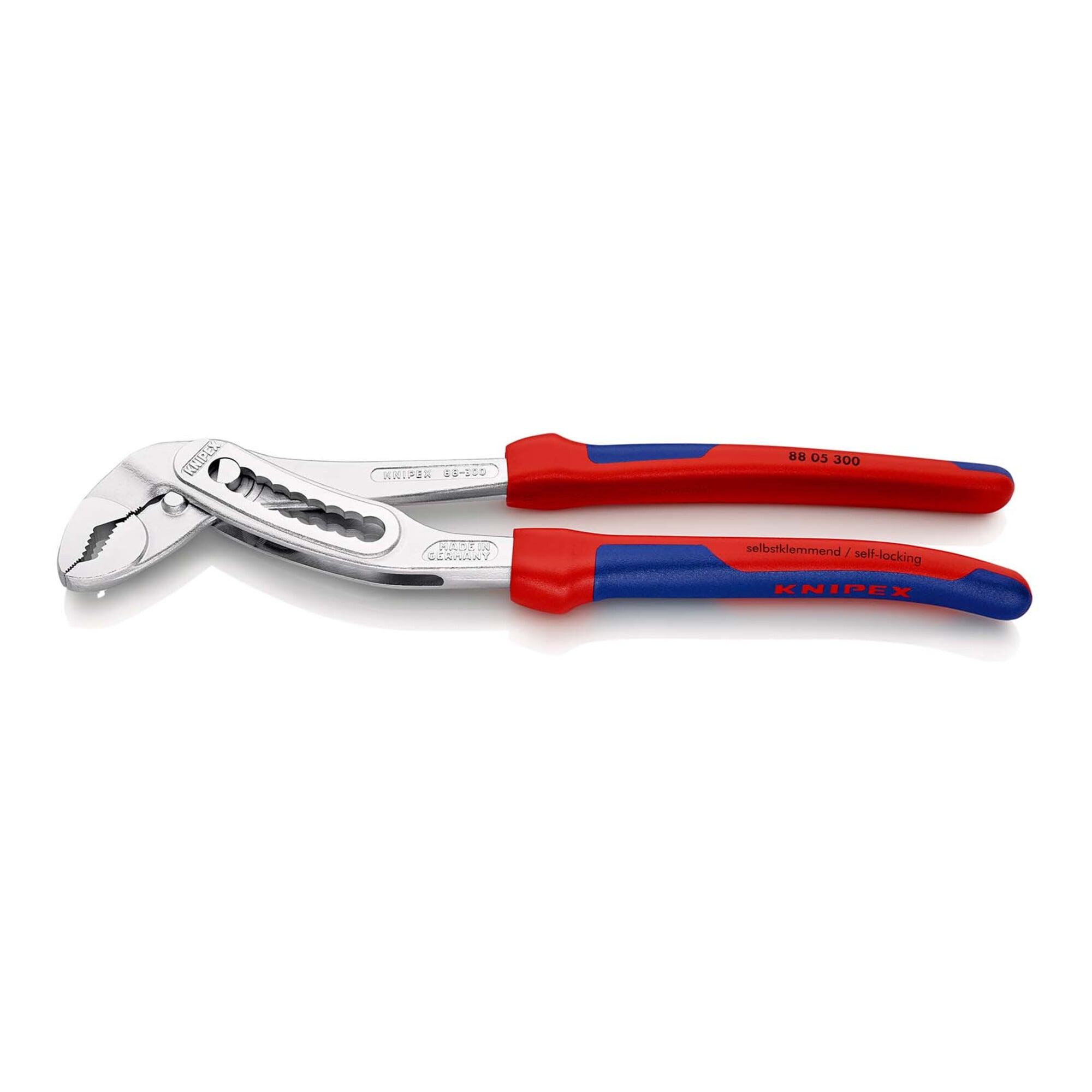 KNIPEX 88 05 300 Alligator® Wasserpumpenzange mit Mehrkomponenten-Hüllen verchromt 300 mm)