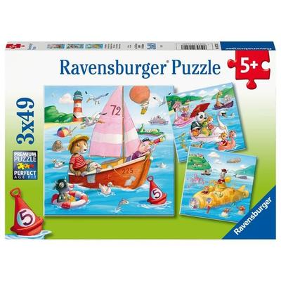 Kinderpuzzle 3x49 Teile - Auf dem Wasser