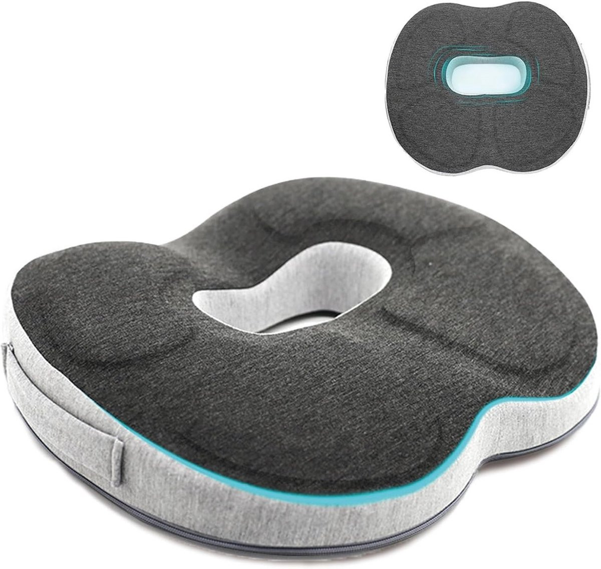 Orthopedisch Donut Zitkussen voor ondersteuning van het stuitje en staartbeen