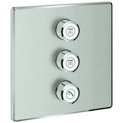 Grohe Grohtherm SmartControl dreifach Unterputzventil, 29127DC0, Farbe: Supersteel