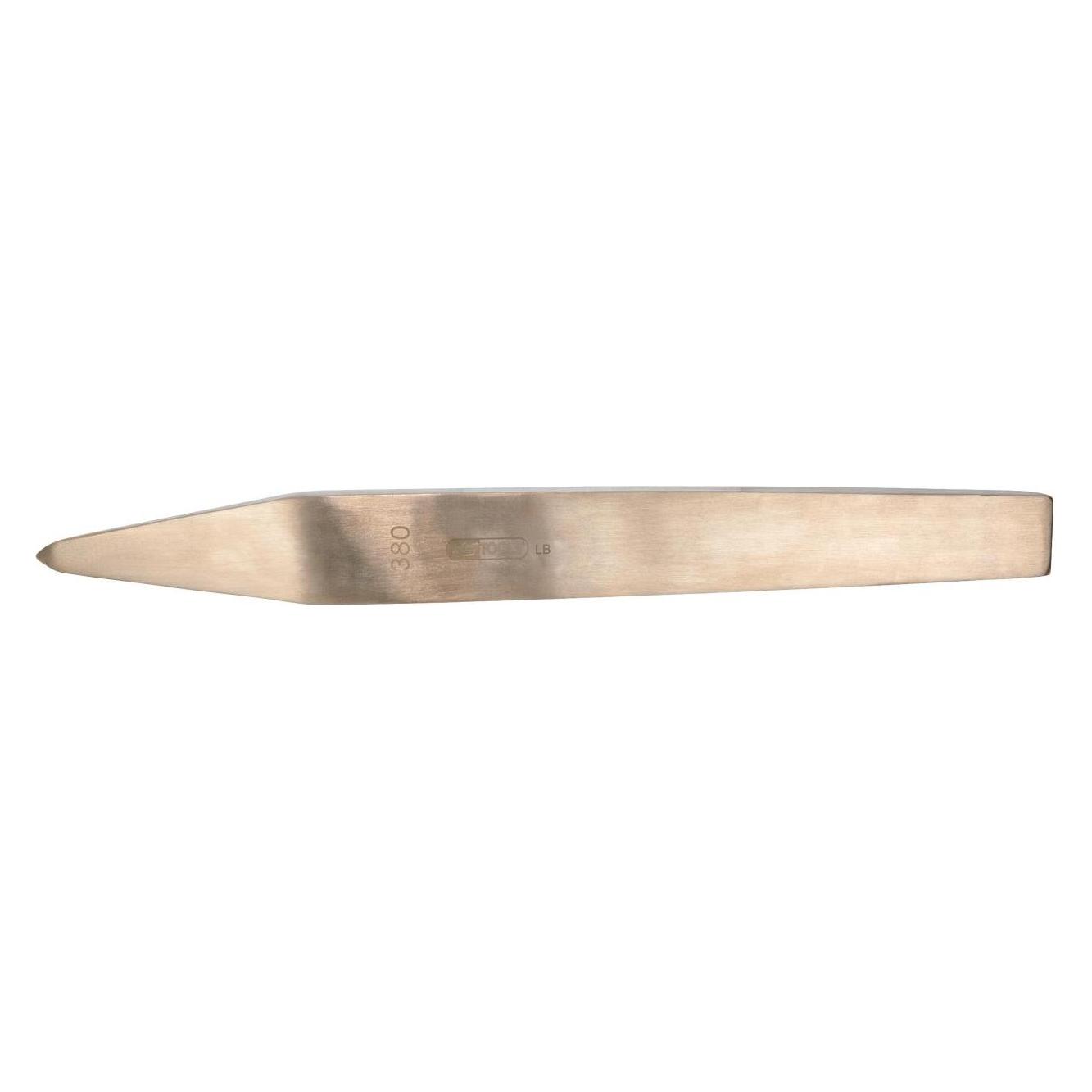 KS Tools BRONZEplus Betonmeissel, Länge 380 mm, 4-kant, flach oval (963.2505)