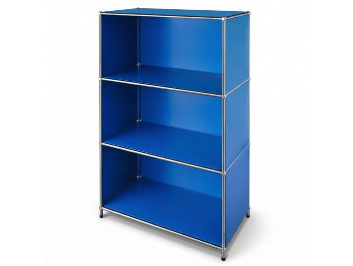 Floordirekt Sideboard Concept Epure Mk-101, Blau, Metall, 75x120x40 cm, stehend, Wohnzimmer, Kommoden & Sideboards, Sideboards