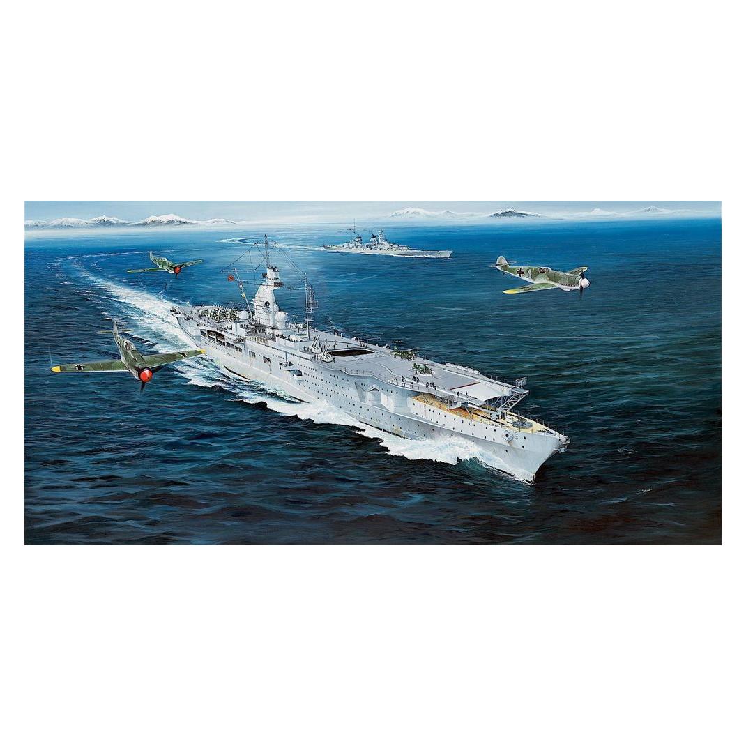 Trumpeter German Navy Aircraft Carrier DKM Peter Strasser (05628)