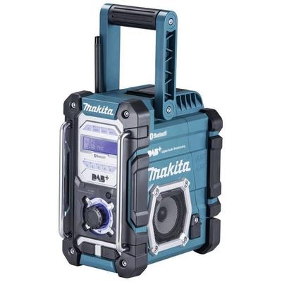Makita DMR112 Baustellenradio DAB+, UKW AUX, Bluetooth®, USB spritzwassergeschützt Türkis, Schwarz -