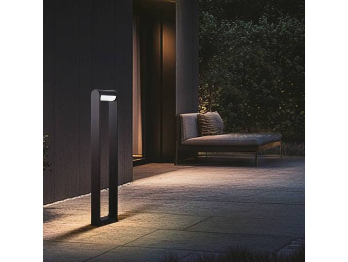 CMD LED Wegeleuchte 9051, schwarz, Aluminium, Modern, LED Außenleuchte