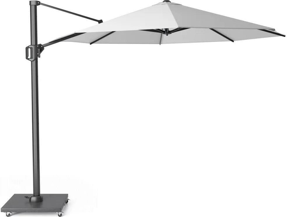 Ampelschirm T1 Cartagena 350x350x257cm inkl. Granitplatte Polyester Weiß