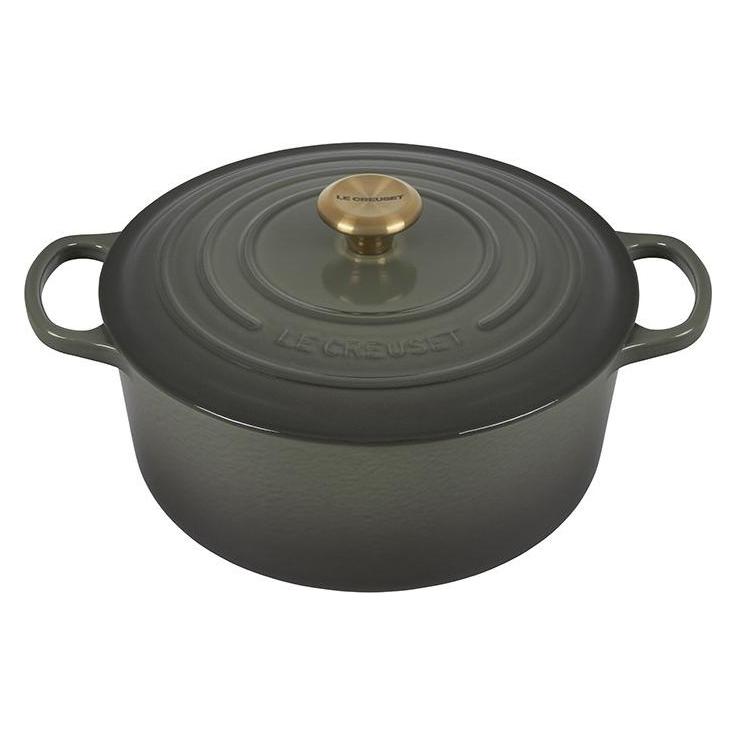 Le Creuset Signature Braadpan, 28cm thyme (Bräter + Schmortopf, Gusseisen) (49016076)
