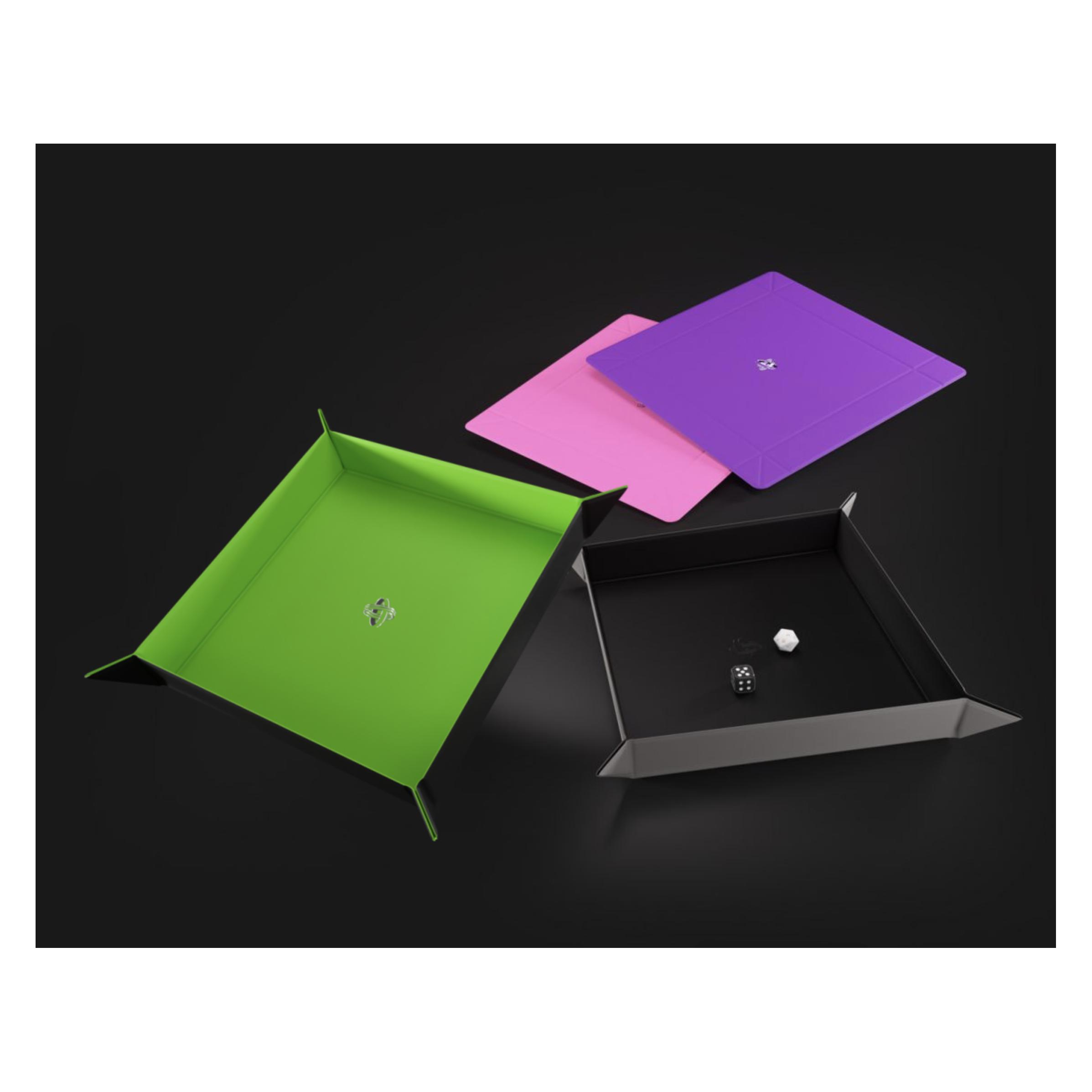 Gamegenic GGS60049 - Magnetic Dice Tray Square Black&Pink (GGS60049)