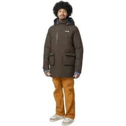 Agu, Herren, Velojacke, Men Defender Winter Parka (M), Braun, M