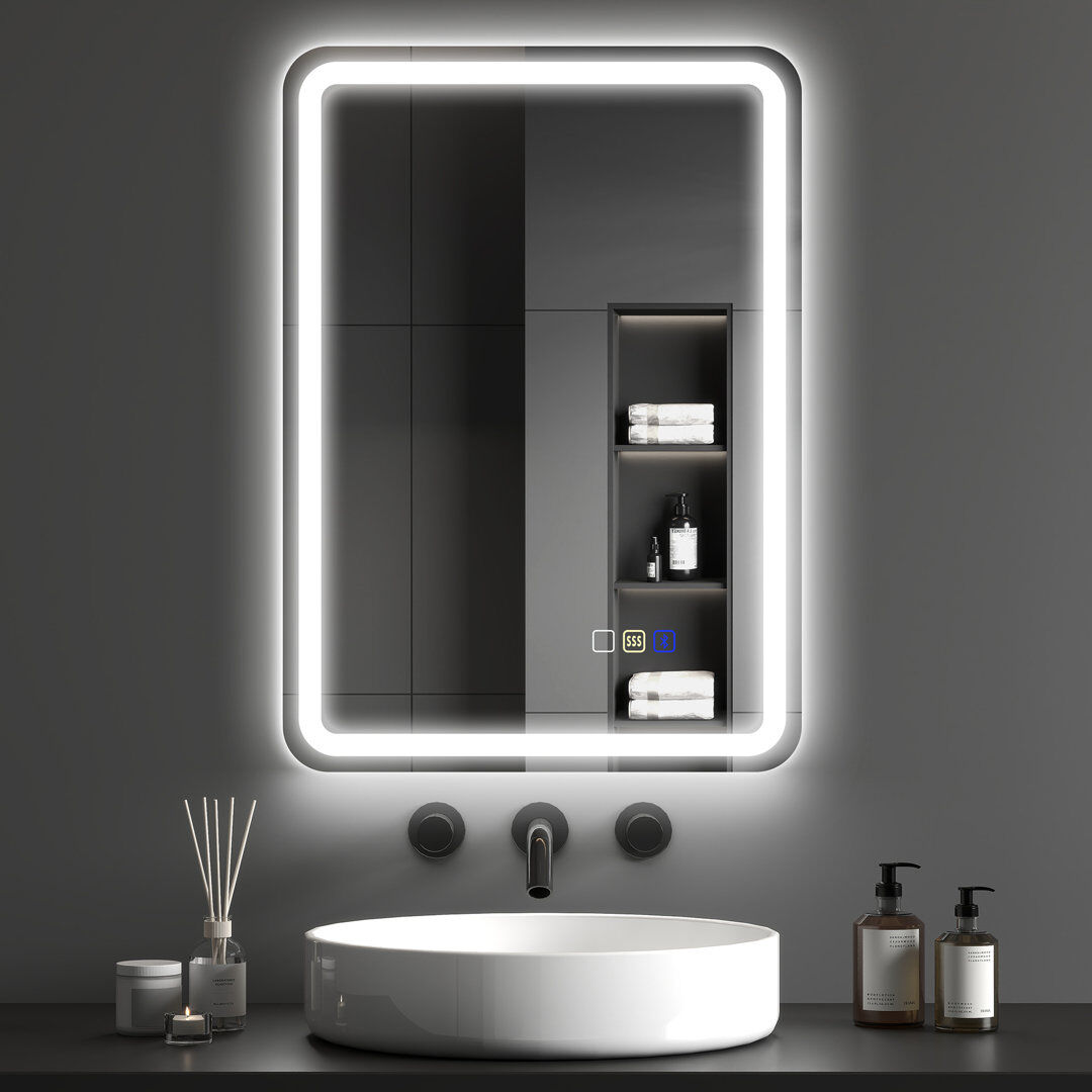 Metro Rectangle Wall Mirror 50 cm H x 70 cm W