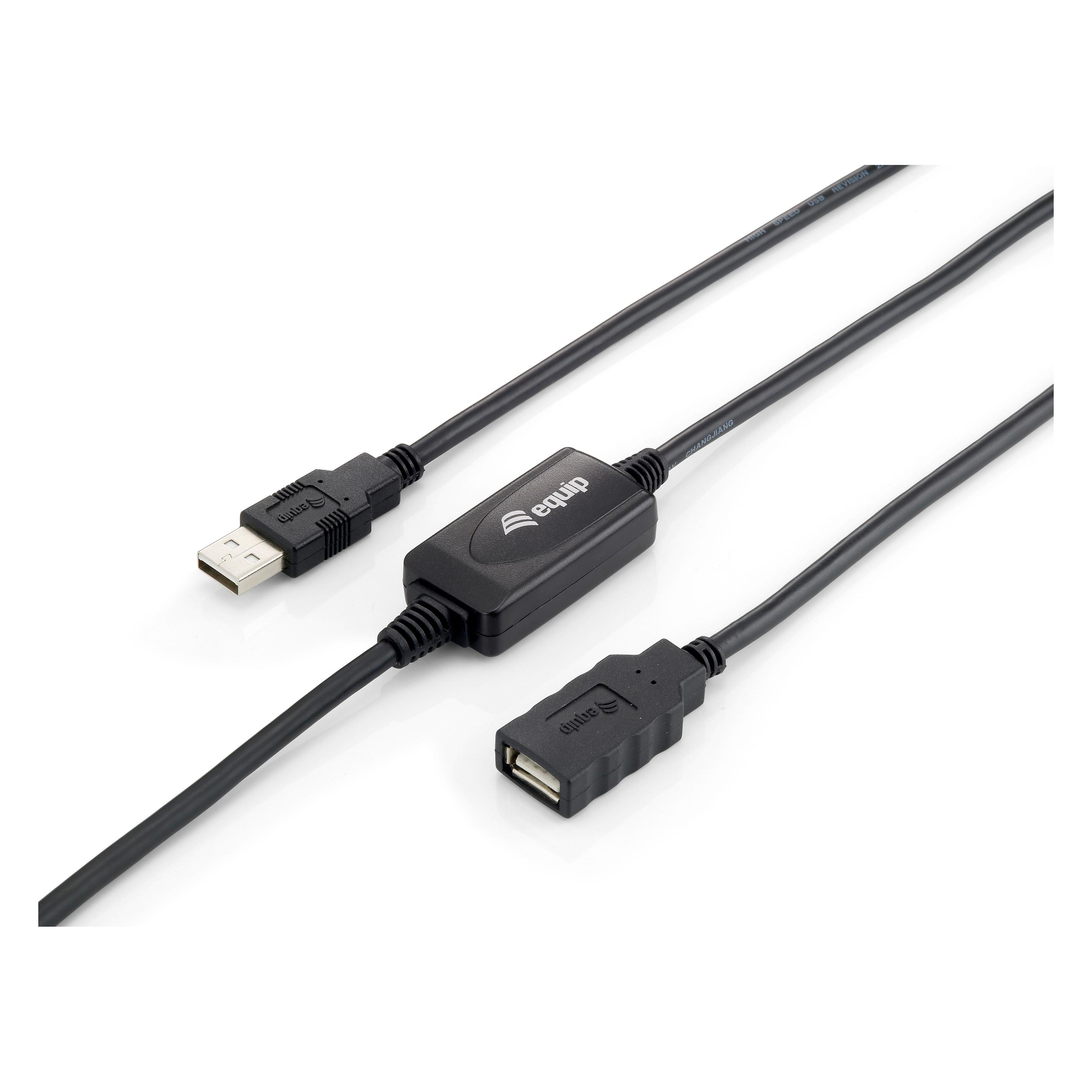 equip USB 2.0 Active Extension Cable (10 m, USB 2.0) (133310)