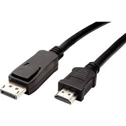 VALUE DisplayPort Kabel DP - HDTV, ST/ST, schwarz, 2 m 11.99.5781