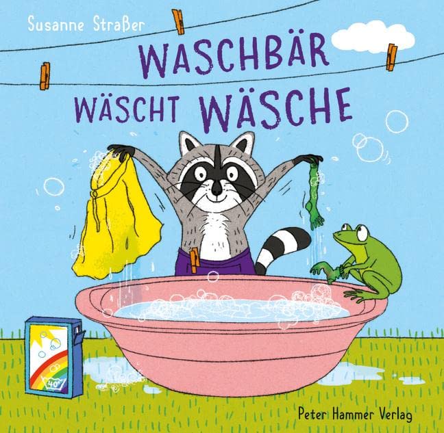 Susanne Straßer - Waschbär wäscht Wäsche - Preis vom 13.10.2026 11:25:28 h