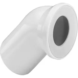 Klosett-Anschlussbogen 45 Grad DN 100x135mm, bahamabeige