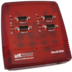USB-4COM - USB Schnittstellen-Umsetzer, A Stecker auf 4x RS-232