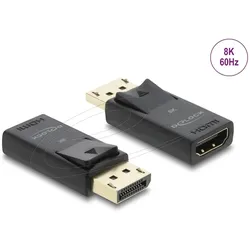 DeLOCK 61084 Kabeladapter DisplayPort HDMI Schwarz