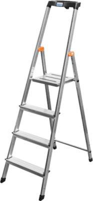 Stufenstehleiter Safety, 4 Stufen