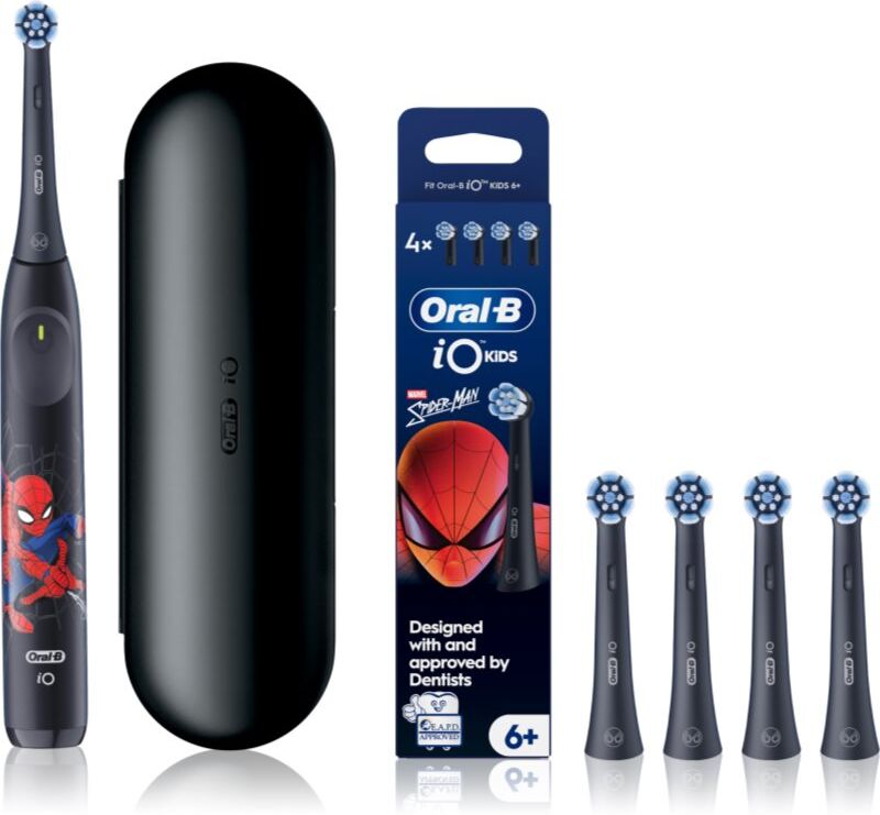 Oral-B iO Kids Marvel Spiderman set of toothbrushes with replacement heads for children