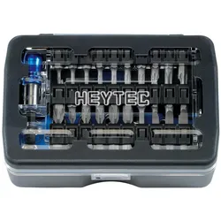 Heytec, Steckschlüssel + Stecknuss, Steckschlüssel- und Bitsgarnitur, 46-tlg.